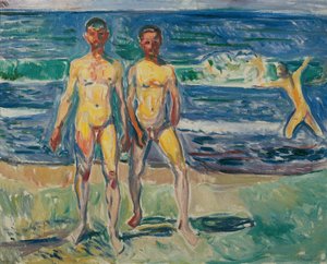 denizde erkekler by Edvard Munch