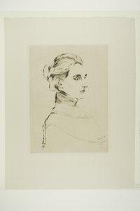 Bayan Marie Linde by Edvard Munch