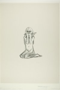 Omega ve Çiçek by Edvard Munch