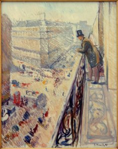 Lafayette Caddesi by Edvard Munch