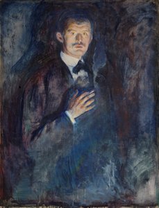 Sigara ile Otoportre by Edvard Munch
