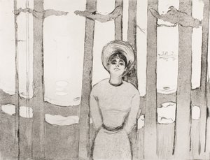 Yaz Gecesi, Ses, 1894 by Edvard Munch