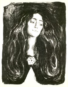 Broş. Eva Mudocci by Edvard Munch