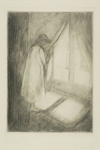 Penceredeki Kız by Edvard Munch