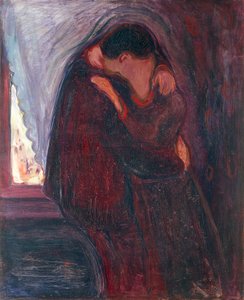 Öpücük by Edvard Munch