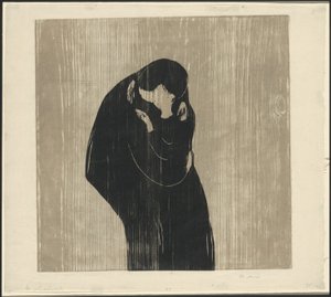 Öpücük IV by Edvard Munch