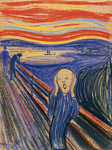 Çığlık, 1895 by Edvard Munch