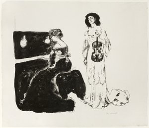 keman konseri by Edvard Munch