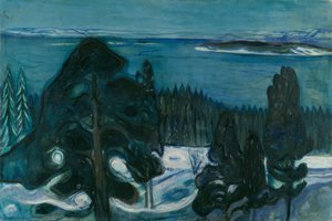 Kış gecesi by Edvard Munch
