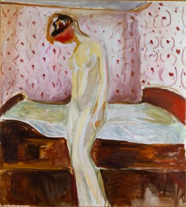 ağlayan genç kız by Edvard Munch