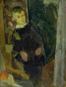 Bir çocuğun portresi by Edvard Weie
