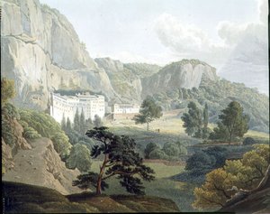 Megaspelia Manastırı, Robert Havell tarafından oyulmuş 