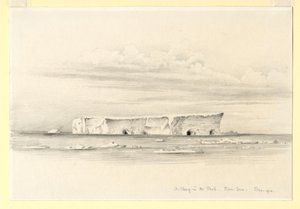 Sürüdeki Bir Berg, Ross Denizi, 1910 by Edward Adrian Wilson
