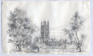 Gloucester Katedrali, 1900 by Edward Adrian Wilson