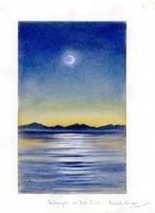 Hut Point'te Gece Yarısı by Edward Adrian Wilson
