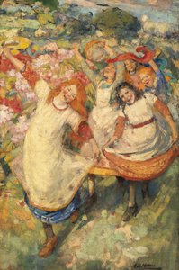 Baharın Dansı (tuval üzerine yağlıboya)