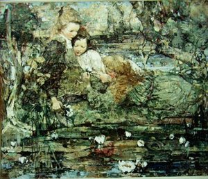 Zambak Göleti by Edward Atkinson Hornel