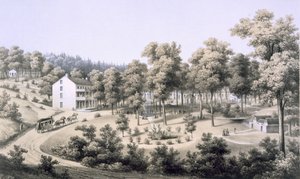 Stribling Springs, Spa Köyü, Augusta Ülkesi, 1858