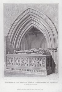 John Beaufort Somerset Dükü Anıtı ve Wimborne Minster