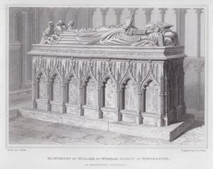 Wykham William Anıtı, Winchester Piskoposu, Winchester Katedrali