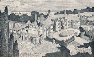 Kelling Salonu, Norfolk. E Brantwood Maufe, A.R.I.B.A., Mimar