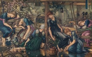 Briar Rose, The Garden Court, c1890, 1922. by Edward Burne Jones