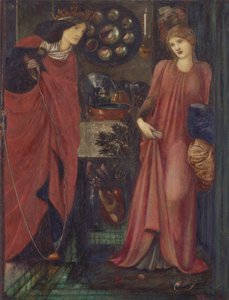 Adil Rosamund ve Kraliçe Eleanor by Edward Burne Jones