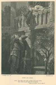 Illustration for Romeo and Juliet  by Edward Burne Jones