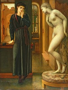 "Pygmalion and the Image" serisinden El Kaçınıyor, 1868-70