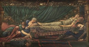 Briar Rose Efsanesi: Uyuyan Güzel, 1885-1890. by Edward Burne Jones