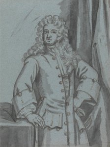 Büyük Manşetleri Olan Uzun Düğmeli Bir Ceket Giyen Bir Beyefendi by Edward Byng