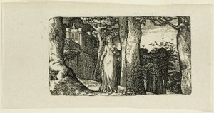 Leydi ve Kaleler by Edward Calvert