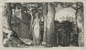 Leydi ve Kaleler, 1829. by Edward Calvert