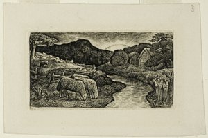 Bu Çayırın Koyunları by Edward Calvert