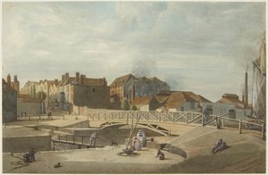 Bathurst Havzası (kağıt üzerine kalem ve sulu boya) by Edward Cashin