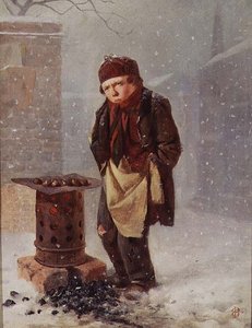 Kestane Satıcısı (petrol)