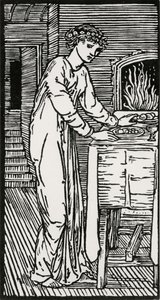 Tablo tarafından Psyche by Edward Coley (after) Burne Jones