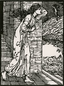 Saraydan fırlayan ruh by Edward Coley (after) Burne Jones