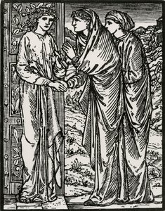 İkinci Ziyaret by Edward Coley (after) Burne Jones