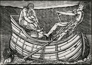 Yükselen kafa by Edward Coley (after) Burne Jones