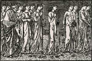 Tepeye Geçiş by Edward Coley (after) Burne Jones