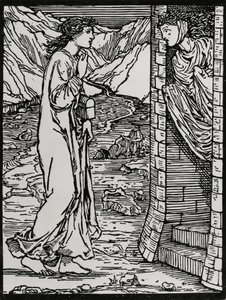 Konuşan Kule by Edward Coley (after) Burne Jones