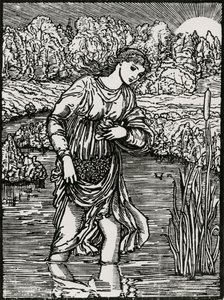 Sazların Görevi by Edward Coley (after) Burne Jones
