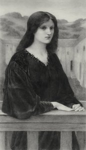 akşam sessizliği by Edward Coley (after) Burne Jones