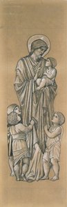 Mesih Küçük Çocukları Kutsadı by Edward Coley Burne Jones