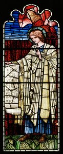 Ashton Under Lyne, Albion Cemaat Kilisesi, Morris & Co., Edward Burne-Jones, St Matthew, 1896 by Edward Burne Jones