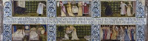Beauty and the Beast çini paneli, Morris, Marshall, Faulkner & Co., c.1867 by Edward Burne Jones