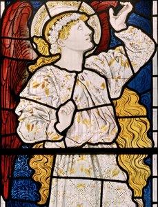Bisceter, St Edberg, Morris, Marshall, Faulkner & Co, Edward Burne-Jones, Hope, 1866 by Edward Burne Jones