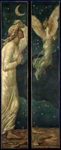 Cupid ve Psyche - Saray Yeşil Duvar Resimleri - Cupid Psyche