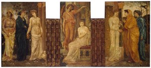 Cupid ve Psyche - Saray Yeşil Duvar Resimleri - Psyche